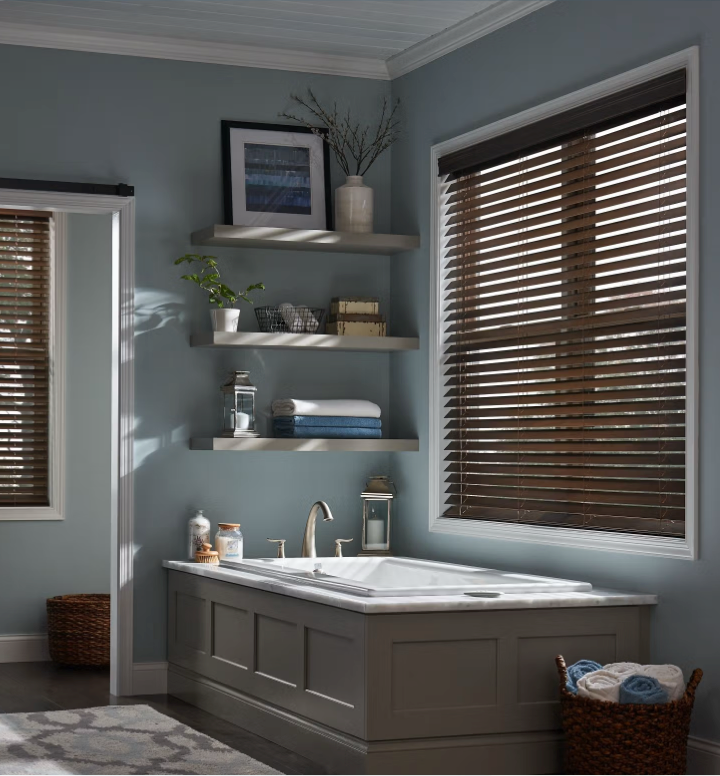 Custom window treatments by Haley's Heritage